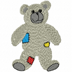 Teddy Embroidery Design 3